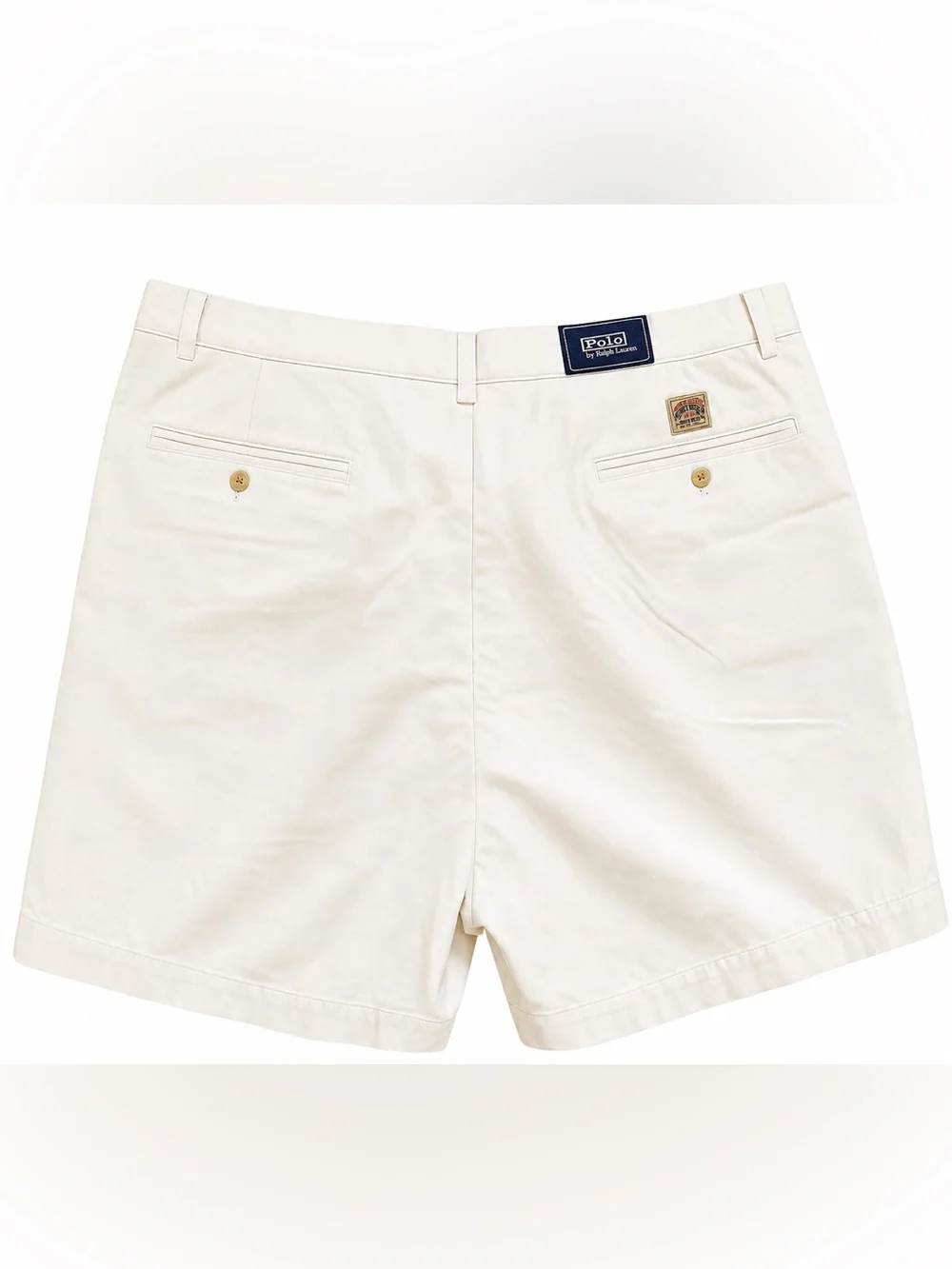 Polo Ralph Lauren Ivory Khaki Chino Shorts NWT Size 38